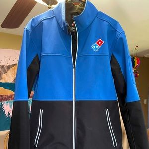 Size (M) Domino’s Pizza Gear Blue/Black Full-Zip Jacket